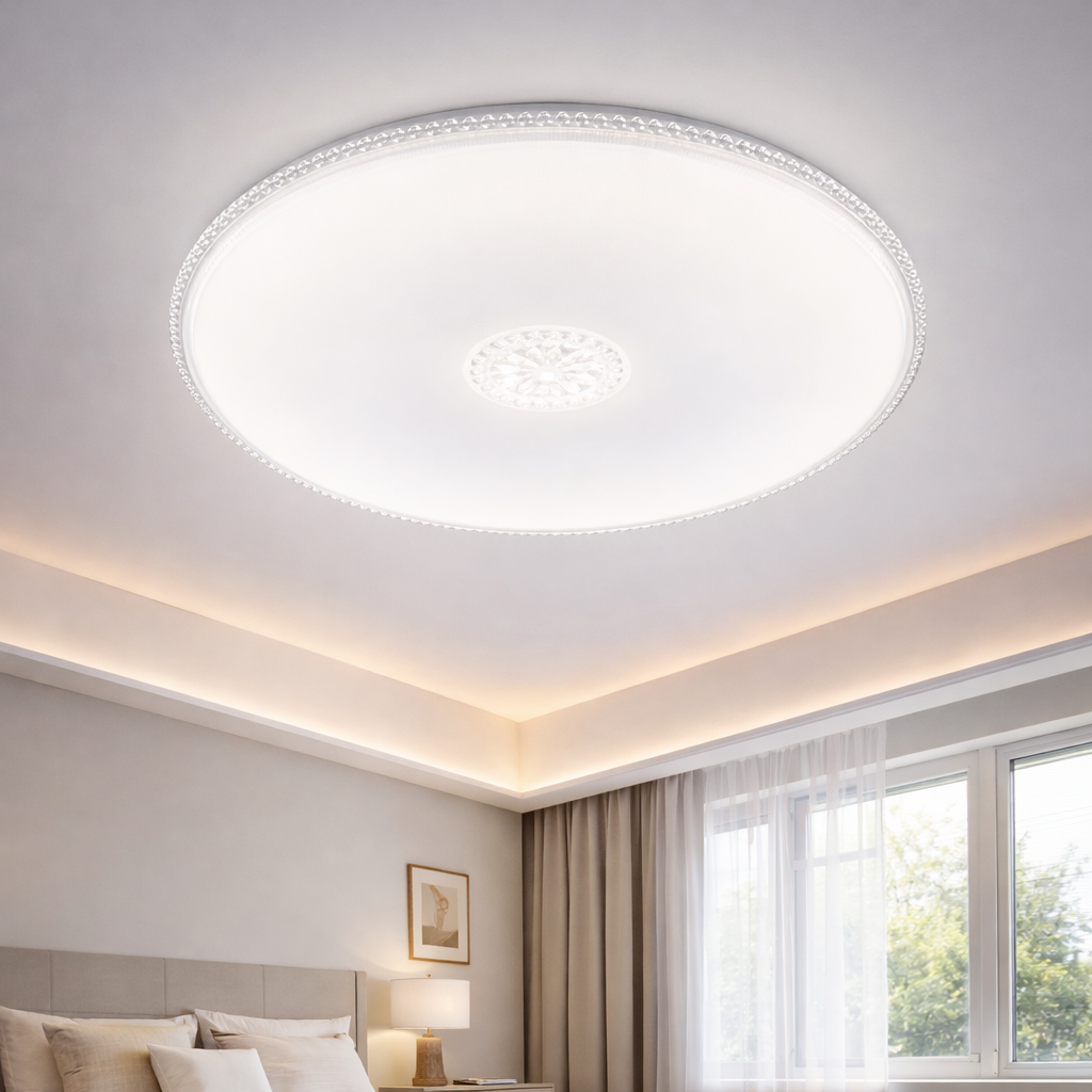 Luxury Round LED Ceiling Light |مصباح سقف LED دائري فاخر بتصميم كلاسيك مودرن