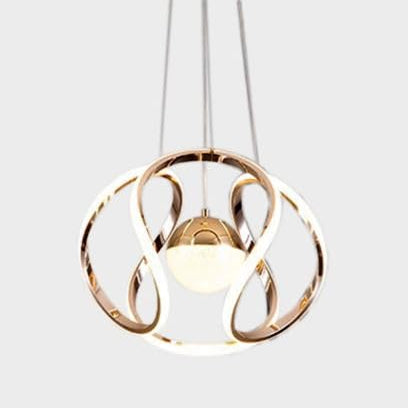 Modern geometric design chandelier consisting of square LED rings suspended by thin wires, 3 gradient lighting colors, Chandelier LED  that is compatible with interior spaces, ideal for the living room and dining room