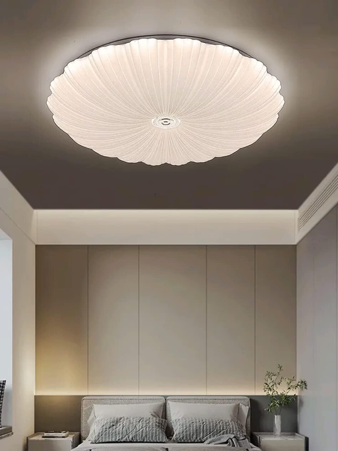 Modern LED Ceiling Light, 3 Lighting Colors, 220V Ceiling Lamp 45cm Suitable for bedroom, living room, dining room, kitchen, hallway.