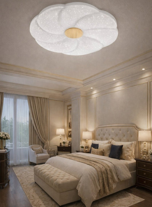 الثريات مصباح سقف LED دائري 40 سم – 3 ألوان إضاءة قابلة للتبديل – تصميم عصري حديث – مناسب لغرفة النوم والمعيشة والطعام