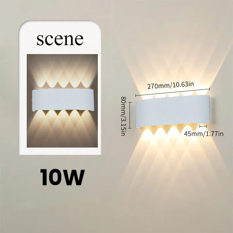 Smart Waterproof LED Wall Lamp – Outdoor Motion Sensor Light, IP66