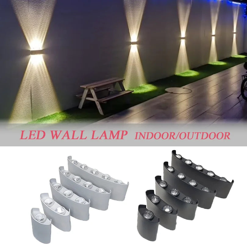 Smart Waterproof LED Wall Lamp – Outdoor Motion Sensor Light, IP66