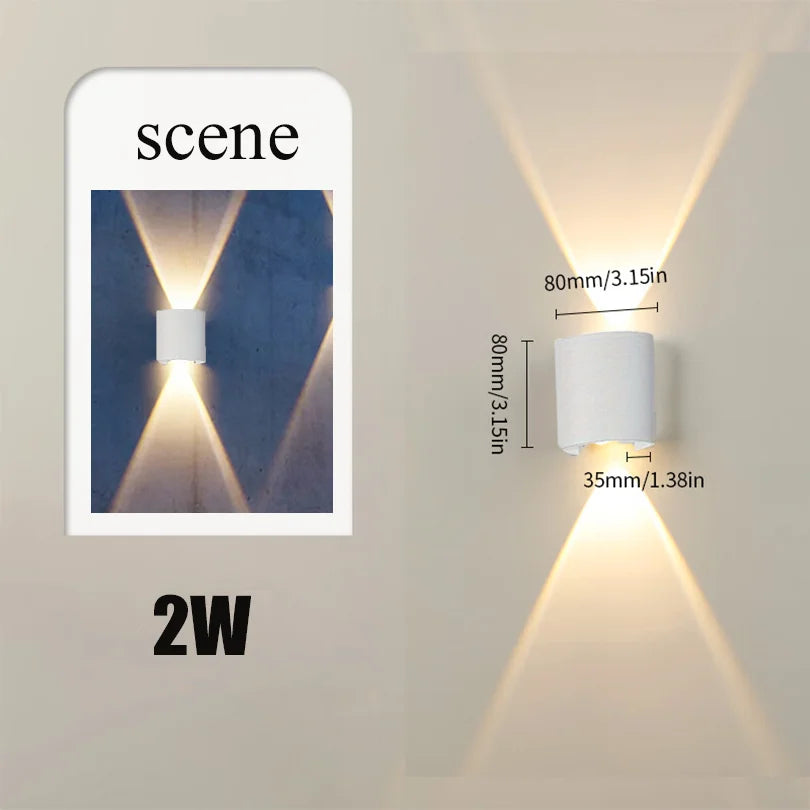 Smart Waterproof LED Wall Lamp – Outdoor Motion Sensor Light, IP66