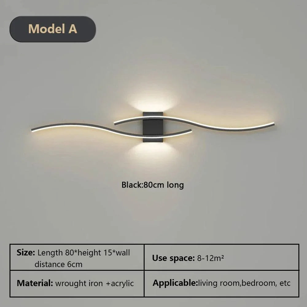 Modern LED Wall Lamp – Stylish Indoor Light for Bedroom & Living Room