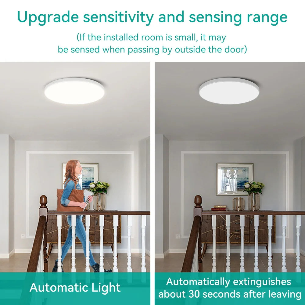 LED Radar Sensing Ceiling Lamp – Smart Motion Sensor Light