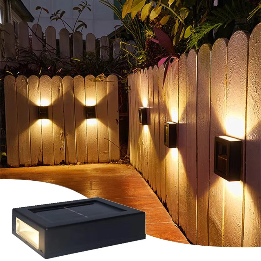 Solar LED Outdoor Light – Waterproof Sensor Lamp for Garden & Wall