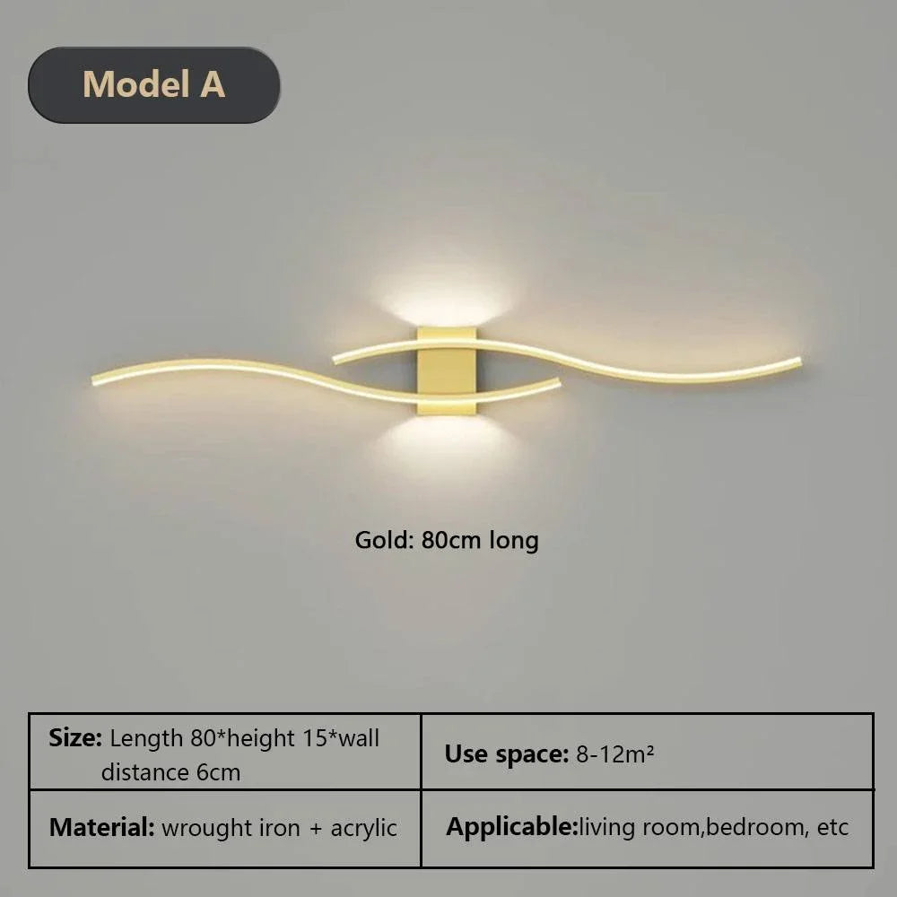 Modern LED Wall Lamp – Stylish Indoor Light for Bedroom & Living Room