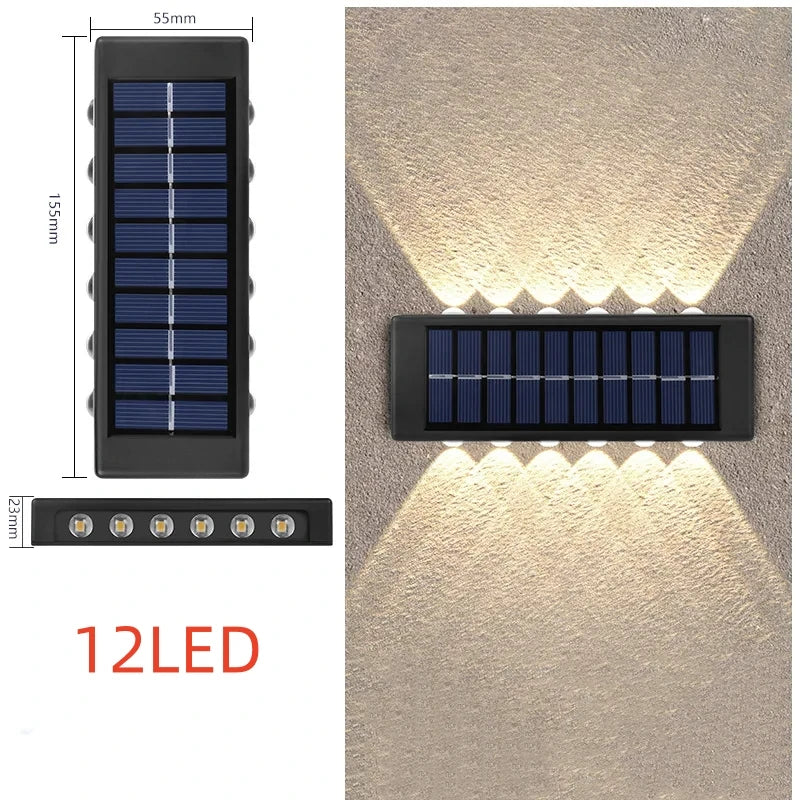 Solar LED Outdoor Light – Waterproof Sensor Lamp for Garden & Wall