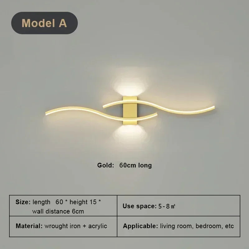 Modern LED Wall Lamp – Stylish Indoor Light for Bedroom & Living Room
