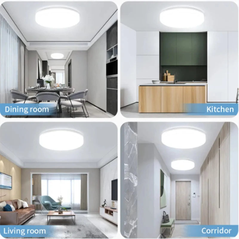 Modern LED Ceiling Light – Sleek Round Lamp for Home Décor