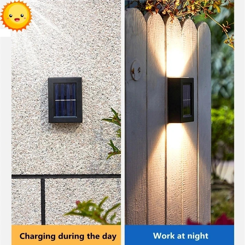 Solar LED Outdoor Light – Waterproof Sensor Lamp for Garden & Wall