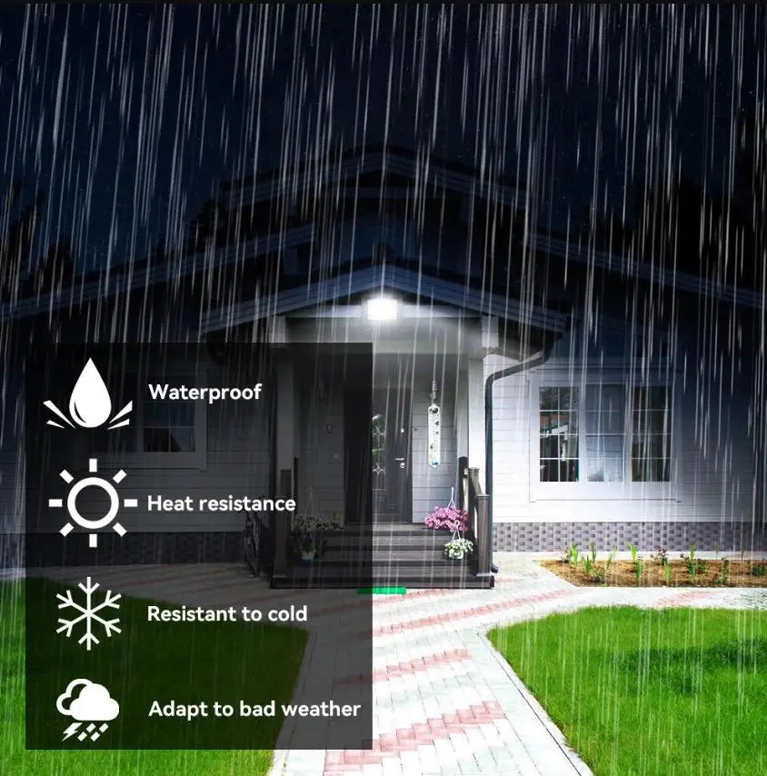 LED PIR Motion Sensor Floodlight – Waterproof Outdoor Spotlight (10W–100W)