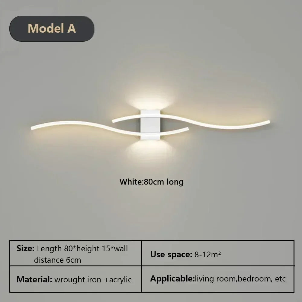Modern LED Wall Lamp – Stylish Indoor Light for Bedroom & Living Room