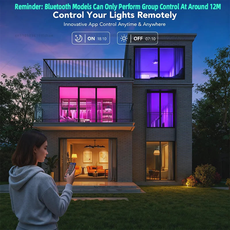 Smart WiFi/Bluetooth LED Bulb – B22 RGB 9W for Alexa & Google Home