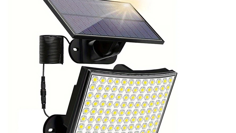 106 LED Solar Outdoor Motion Sensor Light – Waterproof with Remote Control