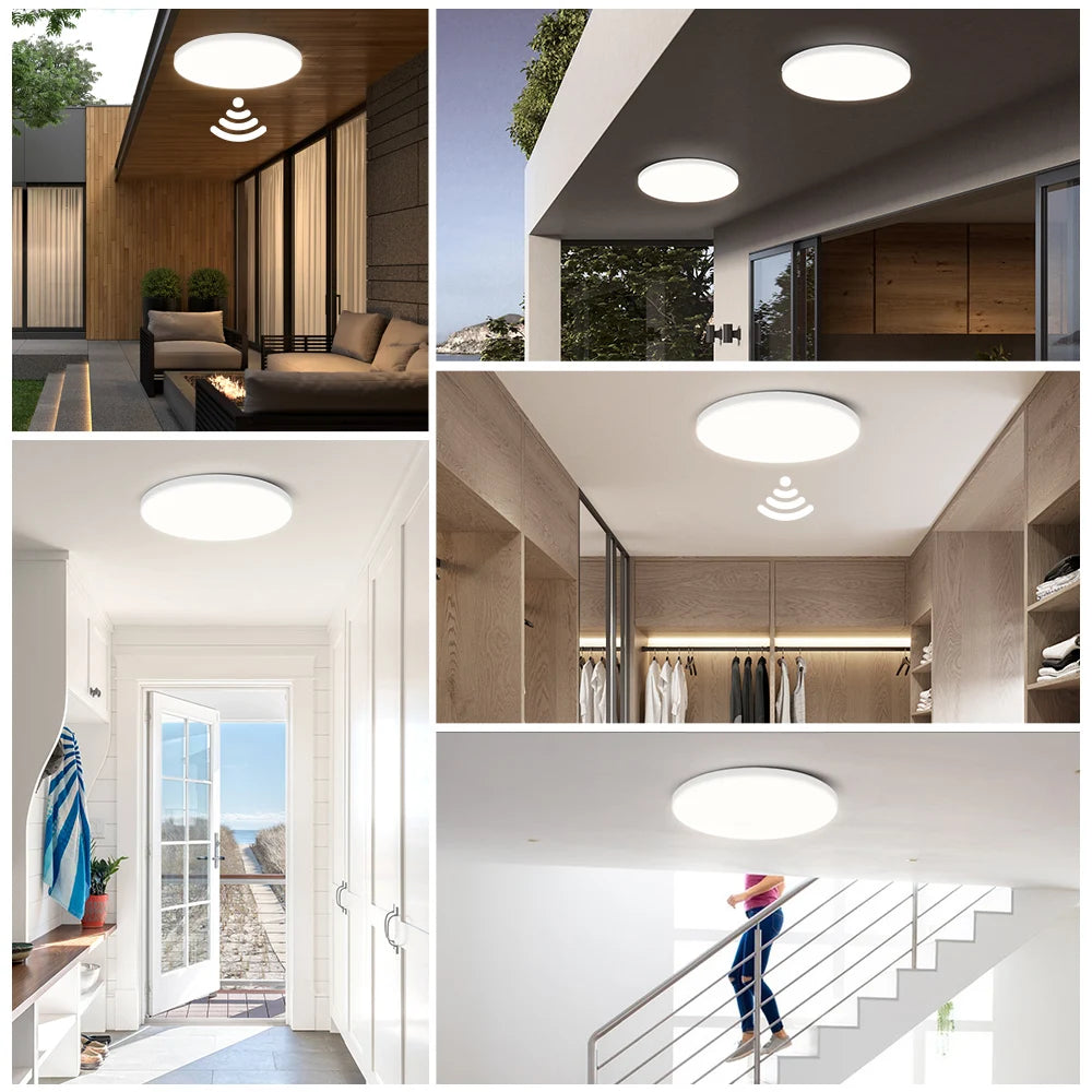 LED Radar Sensing Ceiling Lamp – Smart Motion Sensor Light