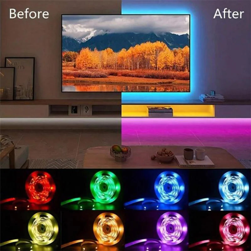 Bluetooth RGB LED Strip Lights – SMD 5050 with APP & Remote Control