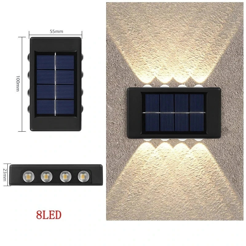 Solar LED Outdoor Light – Waterproof Sensor Lamp for Garden & Wall
