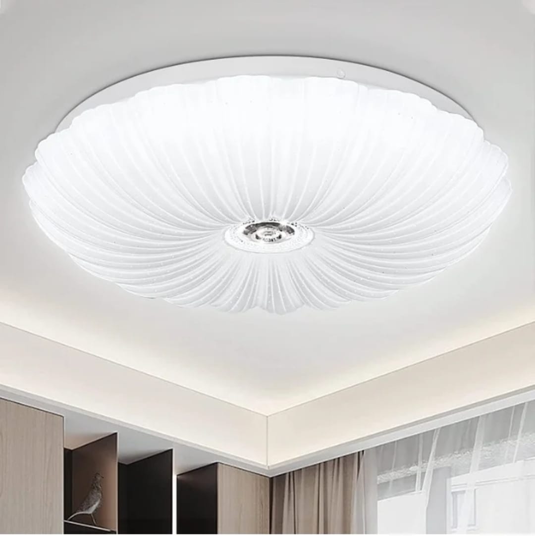 Modern LED Ceiling Light, 3 Lighting Colors, 220V Ceiling Lamp 45cm Suitable for bedroom, living room, dining room, kitchen, hallway.