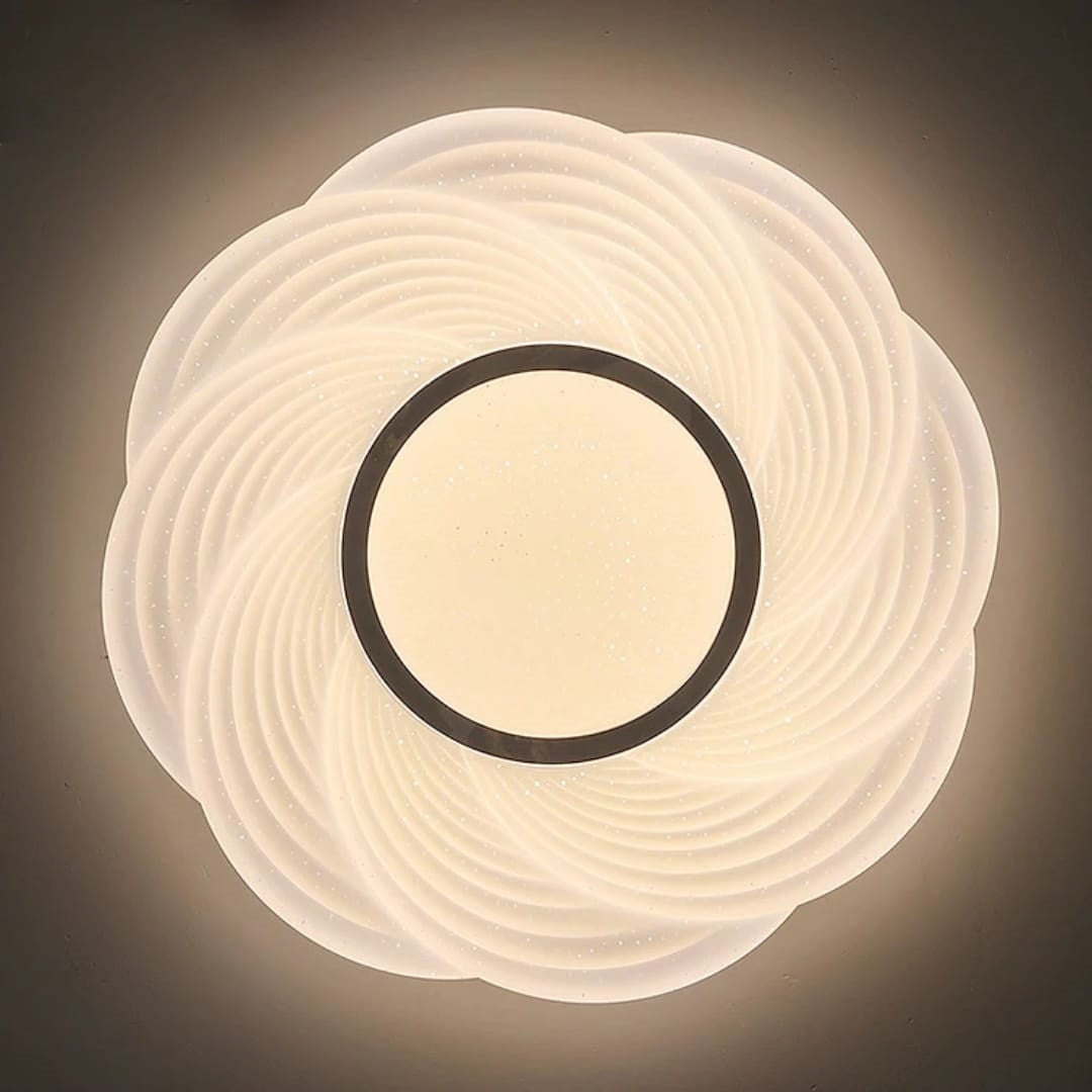 Modern LED Ceiling Light, 3 Lighting Colors,  40 cm Suitable for bedroom, living room, dining room, kitchen, hallway.