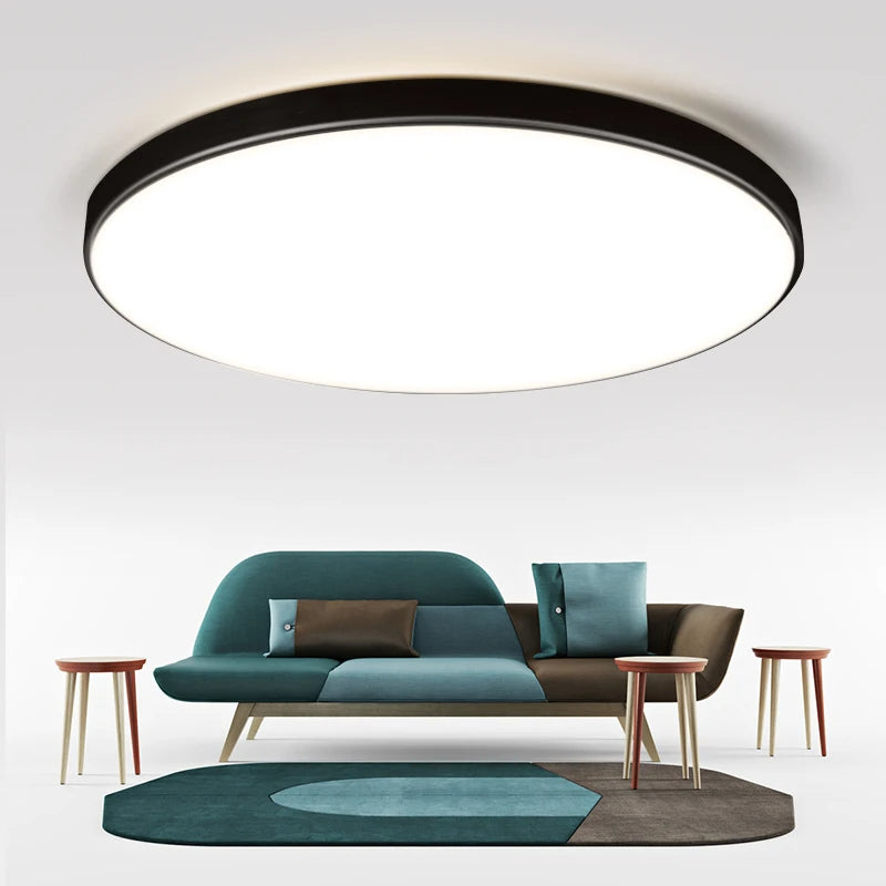 Modern LED Ceiling Light, 3 Lighting Colors,  40 cm Suitable for bedroom, living room, dining room, kitchen, hallway.