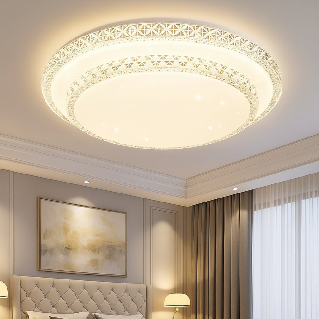 Round LED Ceiling Light 50cm  | مصباح سقف LED دائري 50 سم 3 ألوان