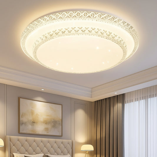 Round LED Ceiling Light 50cm  | مصباح سقف LED دائري 50 سم 3 ألوان
